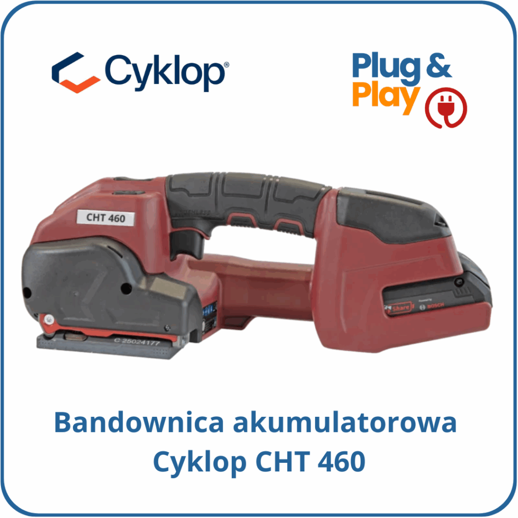 Bandownice akumulatorowe do taśmy spinającej
