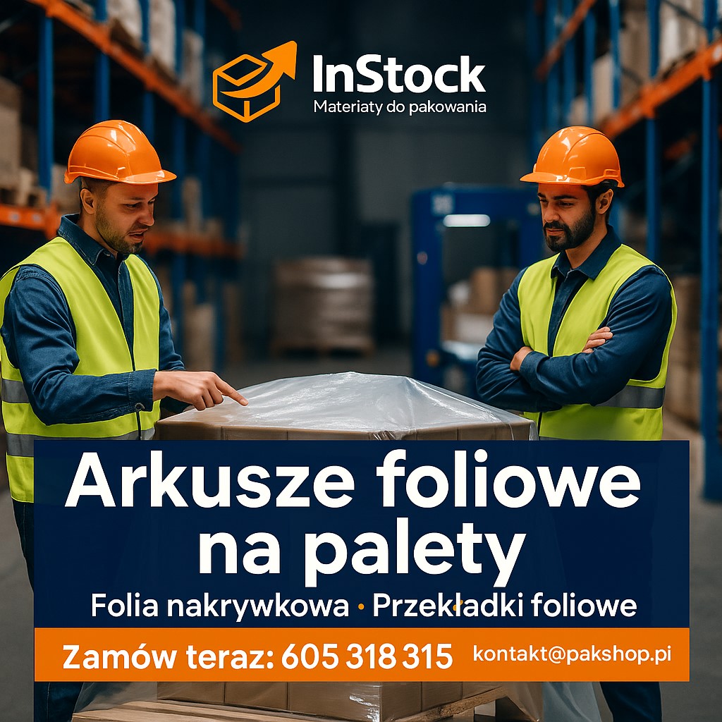 Arkusze foliowe na palety (LDPE top sheet) — folia nakrywkowa / przekładki foliowe